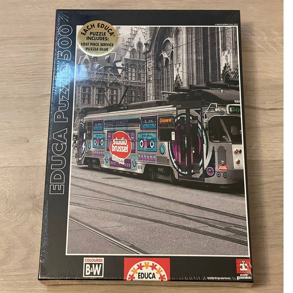 Educa Puzzle 500 Pieces Belgium Ghent's Tram